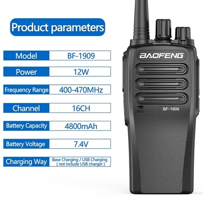 kaufen Digitales Zwei-Wege-Radio Baofeng BF-1909 USB-Ladegerät Stabiles Signal Staubdichtes Klares Sprachgerät Drahtloser Langstrecken-Sender on-line-Fertigung