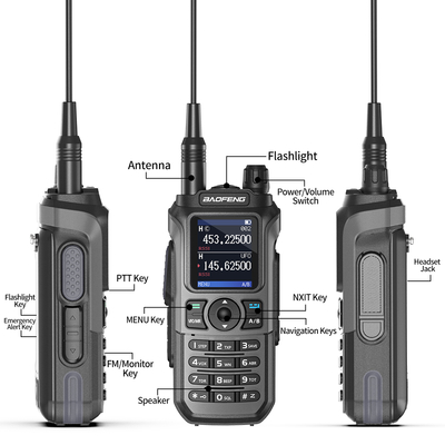 kaufen 135*60*33mm Größe ohne Antenne Baofeng Walkie Talkie mit großer Reichweite und 2600mAh Batteriekapazität on-line-Fertigung