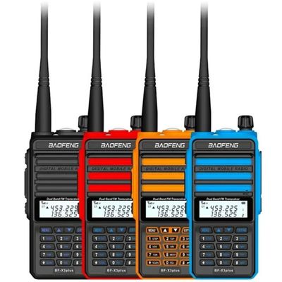 kaufen X3-Plus X3 18W Walkie Talkie 20 KM Tri-band Radio with 9500mah Battery UHF VHF Two Way Radio for Vessel Boat Sea Navigation on-line-Fertigung