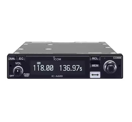 kaufen IC-A220E Aviation Band Vehicle Walkie Talkie with 8W Output Power and 0-50km Talk Range IPX4 Water Resistant Mobile Radio on-line-Fertigung