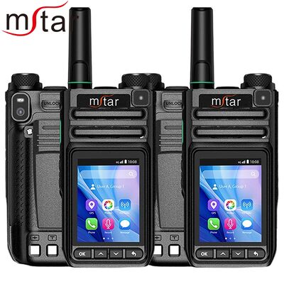 kaufen MSTAR M-328T Handheld 4G POC LTE Zwei-Wege-Radio mit hochauflösendem 2,4-Zoll-Android-Betriebssystem und doppelten Kameras on-line-Fertigung