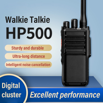 Digitales Zwei-Wege-Funkgerät HP500 GPS Bluetooth UHF VHF Professionelle DMR Portable Zwei-Wege-Funkgerät Walkie Talk