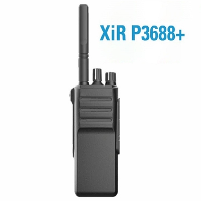 Digitales Zwei-Wege-Radio XIR P3688+ Handheld digitale analoge GPS-Funktion DMR Notruf