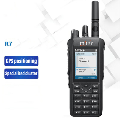 Digitale Zwei-Wege-Radio R7 Klar und laut Anruf GPS-Positionierung Spezialisierter Cluster