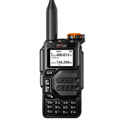 M-UV6 AM/FM Zweiwege-Radio Walkie Talkie Multi-Segment-Intercom 200 Kanäle Langsprachentfernung