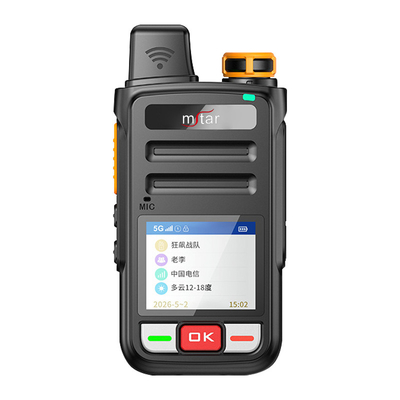 Wettervorhersage drahtlose Langstrecken-Walkie Talkies MSTAR 2-Wege T808 5G Kommunikation GPS-Positionierung