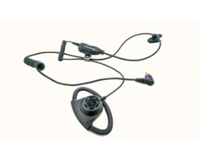 Kopfhörer und Mikrofon PMLN7159 Kompaktes und langlebiges Kabel mit zwei Spulen für private Kommunikation