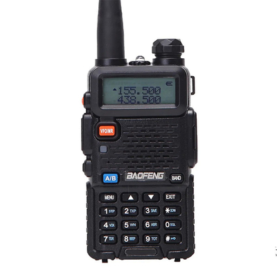 Digitales Zwei-Wege-Radio Baofeng UV-5RX Tri-Band 5Watt drahtloser Langstrecken-Professioneller Handheld-Schinken-Schwarzer Sender