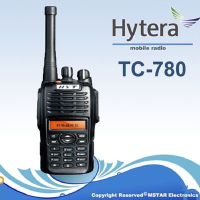 TC780 IP54 Sicherheitsgarantie Vollständige Signalisierung Sekundärentwicklung Walkie Talkie