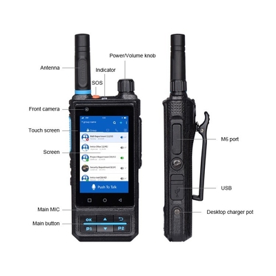 Inrico S200 Großbildschirm 4G LTE Frontkamera 2MP Wi-Fi One-Click SOS GPS Video/Stimme