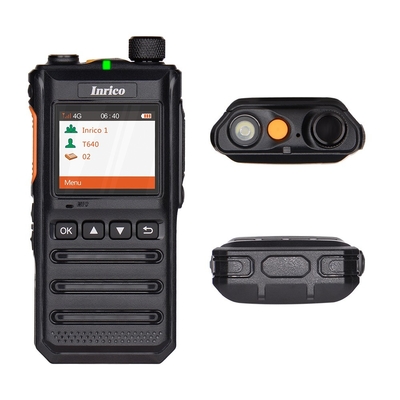 Inrico T640 POC Langstrecken-Zwei-Wege-Radio Hochleistungs-Zwei-Wege-Radio IP54 2MP Frontkamera für Kundenanforderungen