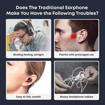 Open Ear Headset Zubehör für Zwei-Wege-Radio Geschätzte Akkulaufzeit von 10-15 Stunden Popular Style Zubehör für Zwei-Wege-Radio mit Blurtrum Chipset