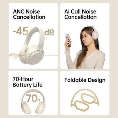 Bestseller Wireless Noise Cancelling Headband Ohrhörer Sport-Stereo-Headset Klappbare Tiefen Bass OEM Bluetooth-Ohrhörer Kopfhörer