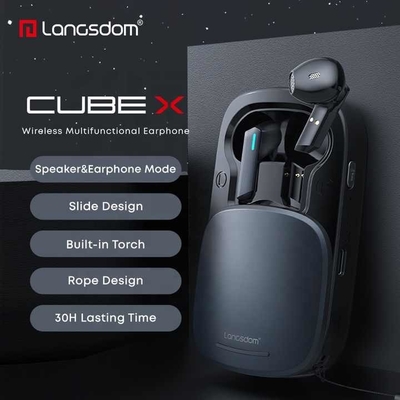 Langsdom Bluetooth-Lautsprecher Zubehör für Zwei-Wege-Radio Wireless Verzögerungszeit von 41-50 ms Wasserdichte Kopfhörer Bluetooth mit JL Chipset