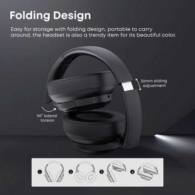 Airphone Max ANC Geräuschunterdrückung Wireless Kopfhörer Portable Folding Headset MP3-Player mit Mikrofon Bluetooth-Headset