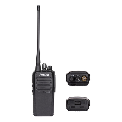 inrico PD660 Wasserdichtes Zwei-Wege-Funkgerät 15 Stunden Sprechzeit DMR-Modus und Empfindlichkeit Analog 12db SINAD 0,25μV Spritzdichte Handheld-Transceiver
