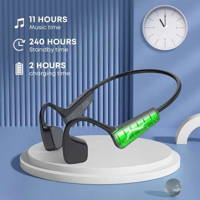 Langsdom Sport Bluetooth-Kopfhörer Zubehör für Zwei-Wege-Radio KEIN Touch-Bildschirm Knochenleitung Bluetooth-Kopfhörer mit Bluetooth V5.4 Standard