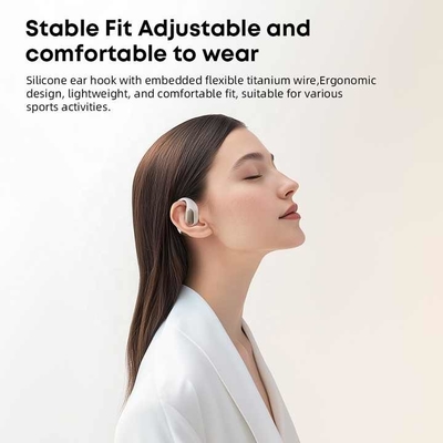 Offene Ohr-Stereo-Bass-Kopfhörer 500mAh Über Ohr-Kopfhörer Bluetooth drahtlose Knochenleitung Kopfhörer