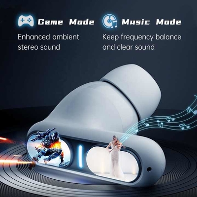 Ohrhörer und Mikrofon 31-40ms Verzögerungszeit Wireless Ohrhörer und Mikrofon mit Touch Control und ENC Noise Cancelling
